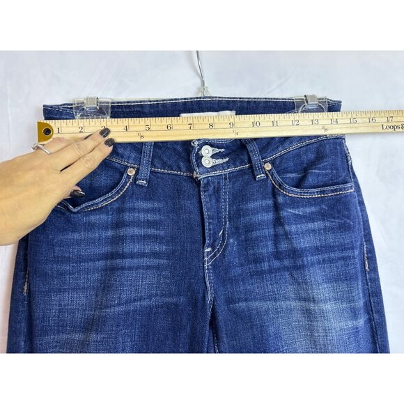 Levi’s 529 Curvy Bootcut Jeans Women’s Size 27 Blue Mid Rise Stretch Denim Pants - Picture 5 of 12